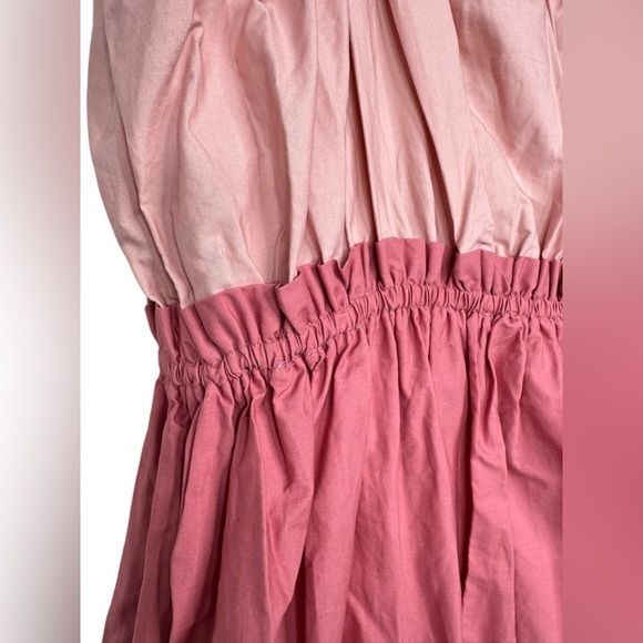 English Factory Anthropologie Tiered Milkmaid Ruffle Dress Multicolor Size Large - Picture 5 of 10